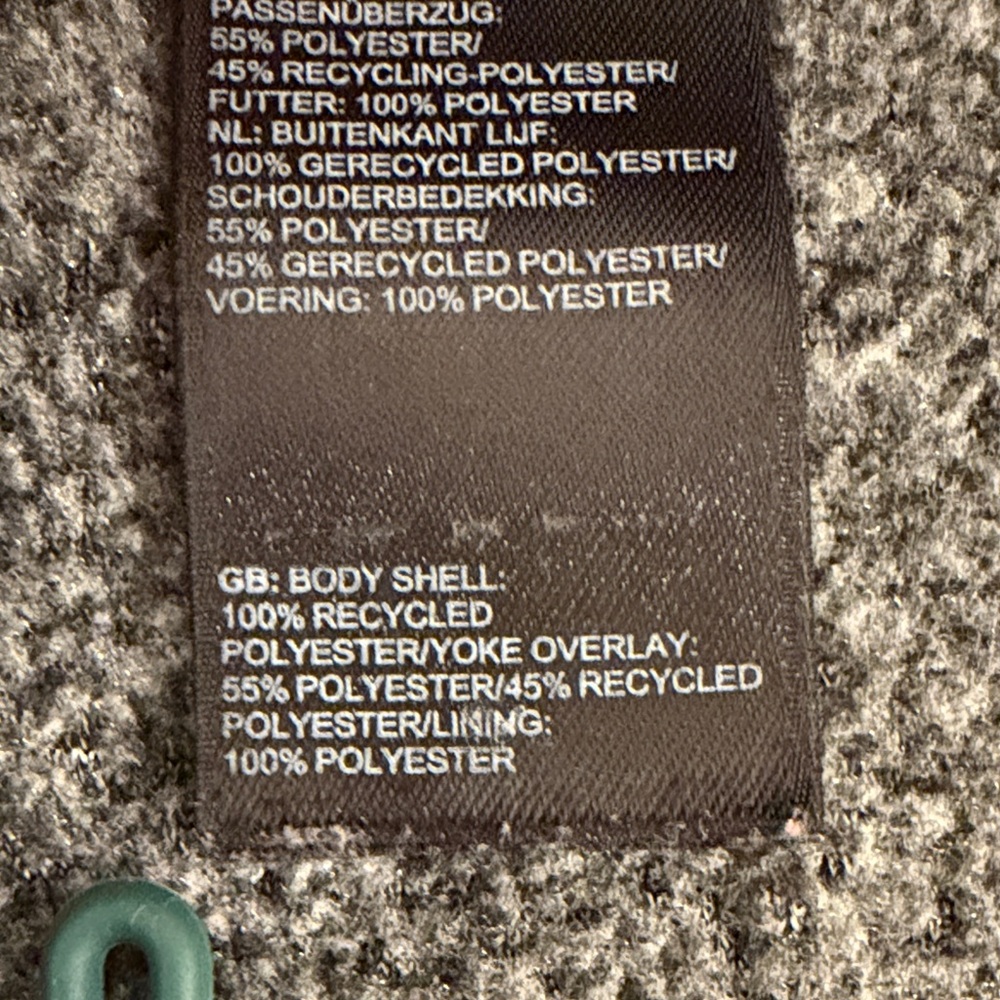 The North Face Kids Black and Gray Hoodie with Red Accents - Picture 3 of 7